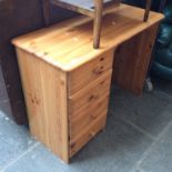 A PINE DRESSING TABLE