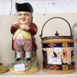 TOBY JUG AND BISCUIT BARREL H5