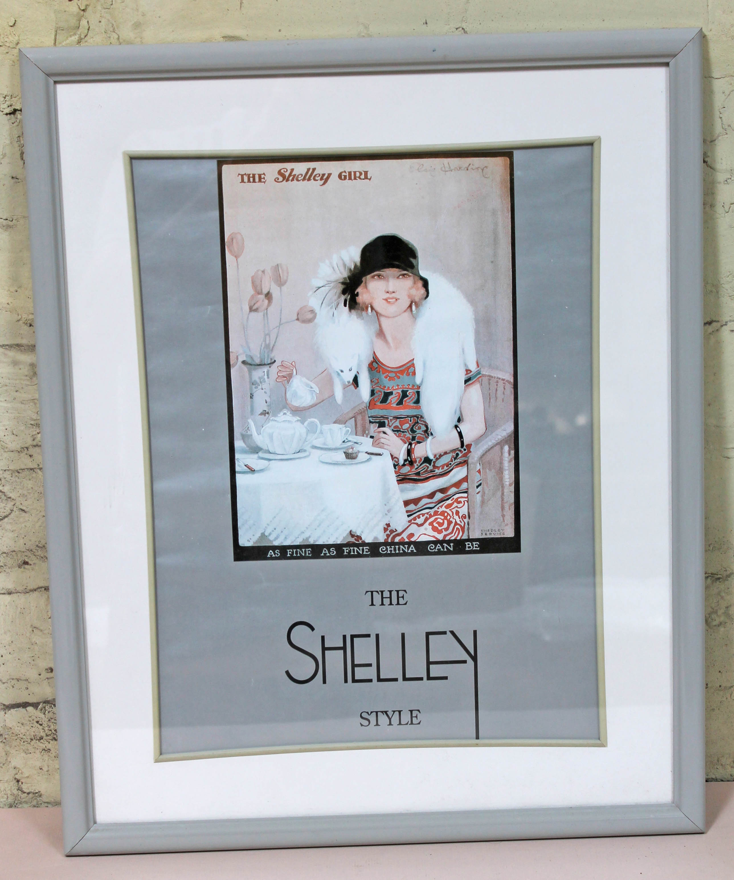 A Shelley poster 43.5cm x 53.5cm and a Lorma Birch exhibition poster rolled in tube.