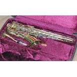 A Lafleur tenor saxophone serial no 172131 with case.