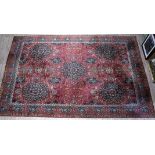 A large and impressive Scottish Persian style "Arran Seamless Square" carpet or rug by James