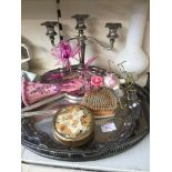 PLATED TRAYS AND OTHER ITEMS K2