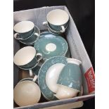 BOX OF ROYAL DOULTON CASCADE CHINA WARE