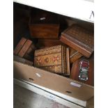 BOX OF WOODEN BOXES N1