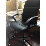 AN OFFICE SWIVEL CHAIR