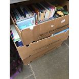 5 BOXES OF BOOKS