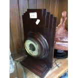 ART DECO WOOD FRAME BAROMETER