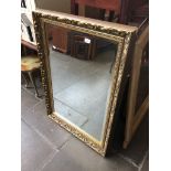 GOLD FRAME MIRROR 104CM X 75CM