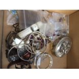 BOX OF COSTUME JEWELLERY C