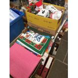 TWO BOXES CHRISTMAS ITEMS T3