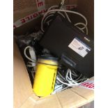 BOX OF ELECTRICAL ITEMS - AS SEEN T2