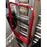 A METAL LADDER STAND