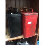 2 PETROL JERRY CANS