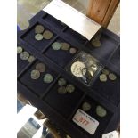 TWO TRAYS OF COINS C