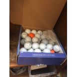 BOX OF GOLF BALLS