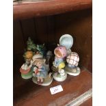 SMALL FIGURE ORNAMENTS