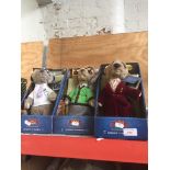 3 MEERKAT SOFT TOYS