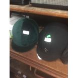 2 HORSE RIDING HATS SIZE 7 & 7 1/2