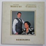 Freddie Mercury & Montserrat Gaballe - Barcelona UK 1988 stereo embossed gatefold LP Polydor