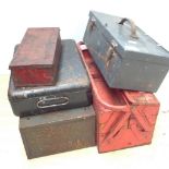 SELECTION OF METAL TINS