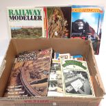 BOX OF RAILWAY THEMED MAGAZINES