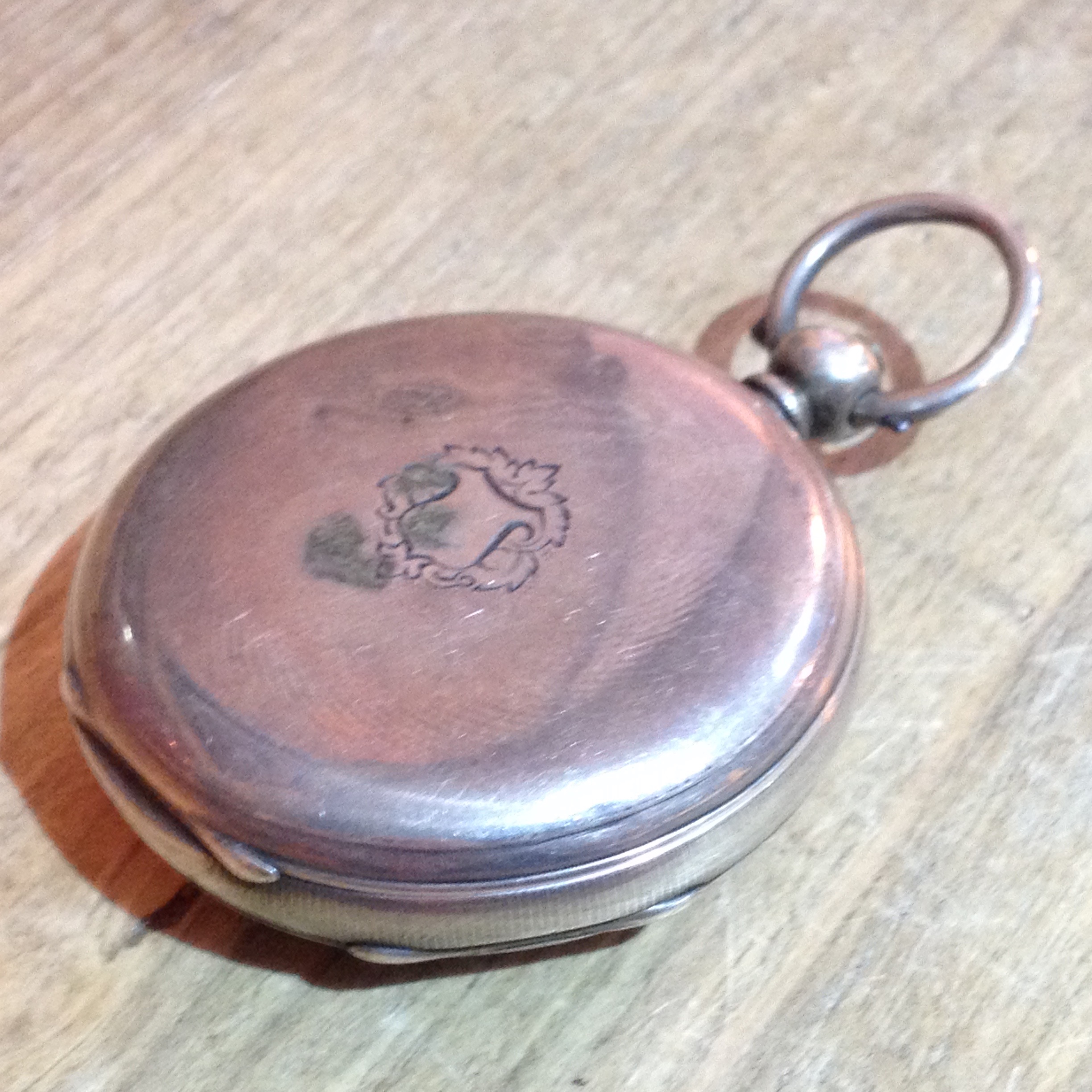 A Chinese Duplex pocket watch, white metal case, centre seconds dial with dual hour and minute - Image 15 of 19