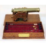 A Chrysalis model cannon Garrison Gun 64 Pounder complete with certificate and box of parts.