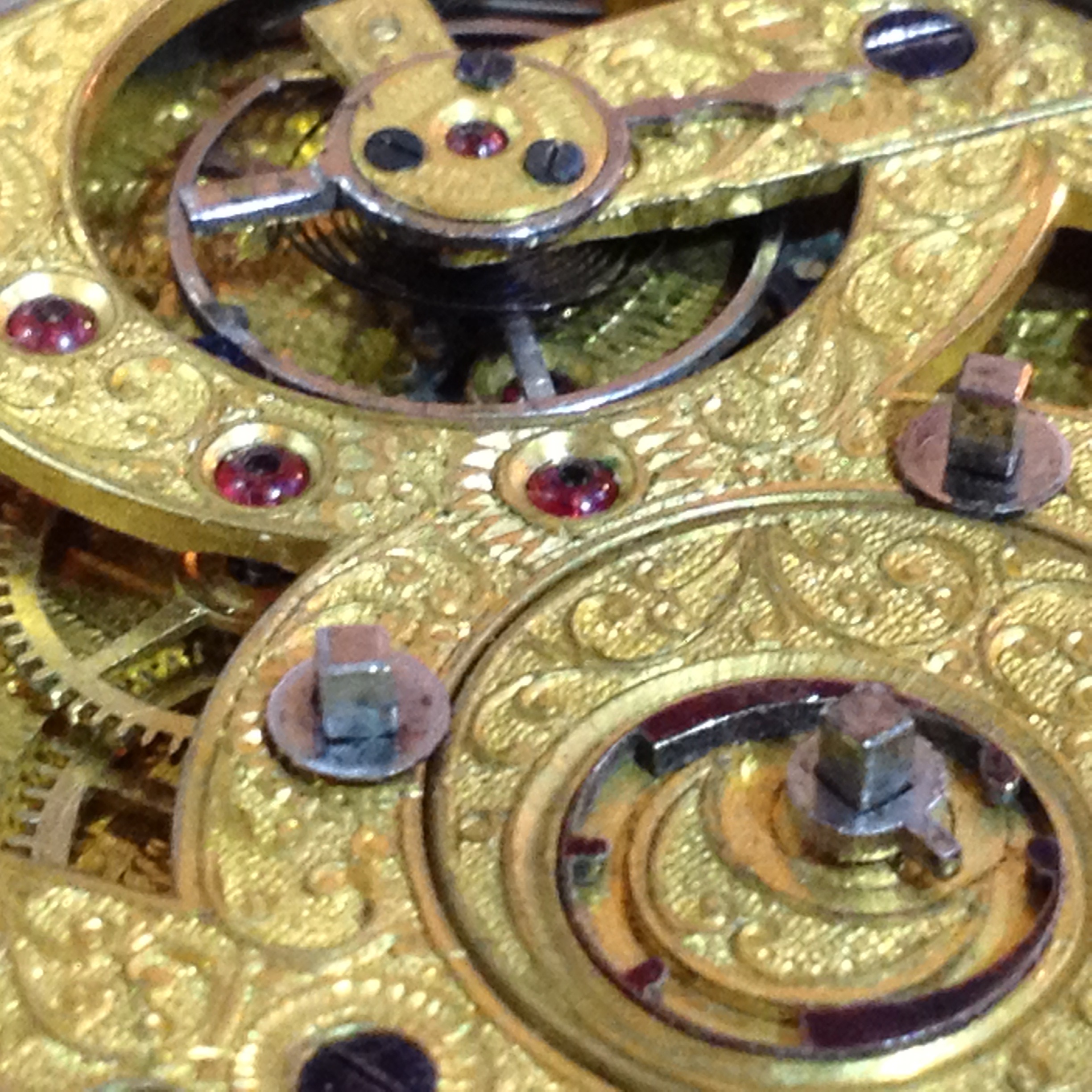 A Chinese Duplex pocket watch, white metal case, centre seconds dial with dual hour and minute - Image 12 of 19