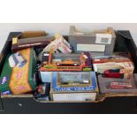 A box containing approx. 23 diecast model vehicles most boxed.