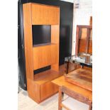 A G-Plan tea sideboard with bookcase top, length 152.5cm, depth 46cm & height 199cm.
