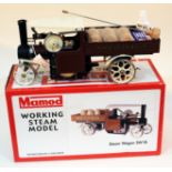 A Mamod SW1B live steam model Steam Wagon. Condition - boxed and unused.