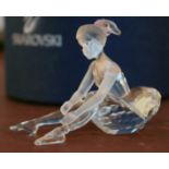 A Swarovski Crystal ballerina, boxed with certificate. Condition - good, no damage/repair.