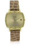 A GENTLEMAN'S 18K SOLID GOLD PIAGET AUTOMATIC WRIST WATCH CIRCA 1980, REF. 13721C4 WITH PIAGET BOX &