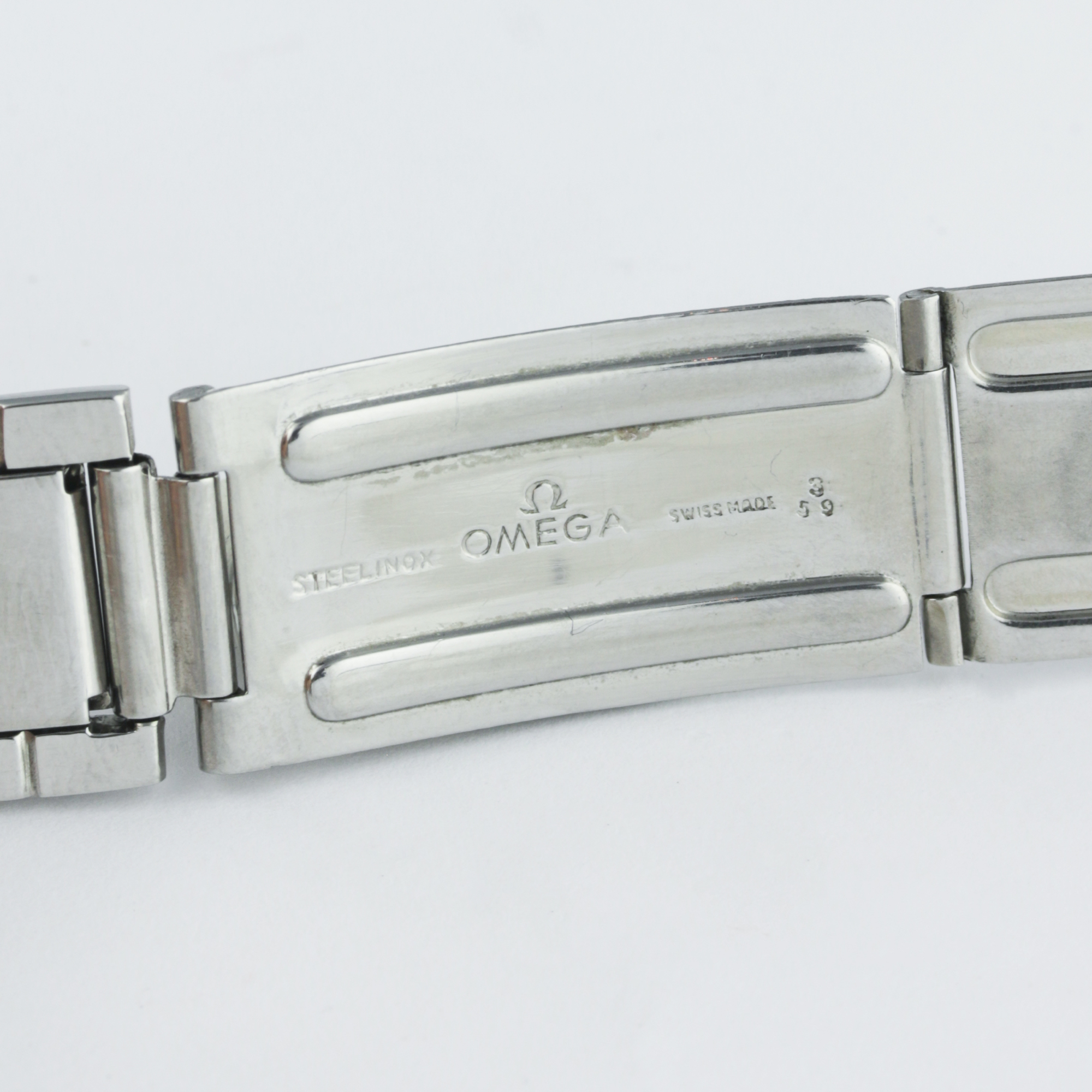 A VERY RARE GENTLEMAN'S STAINLESS STEEL OMEGA SPEEDMASTER CHRONOGRAPH BRACELET WATCH DATED 1959, - Image 11 of 11