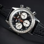 A GENTLEMAN’S STAINLESS STEEL WAKMANN TRIPLE CALENDAR CHRONOGRAPH WRIST WATCH CIRCA 1960s, REF. 73.