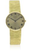 A GENTLEMAN'S 18K SOLID GOLD PATEK PHILIPPE CALATRAVA BRACELET WATCH CIRCA 1960s, REF. 3513/1 D: