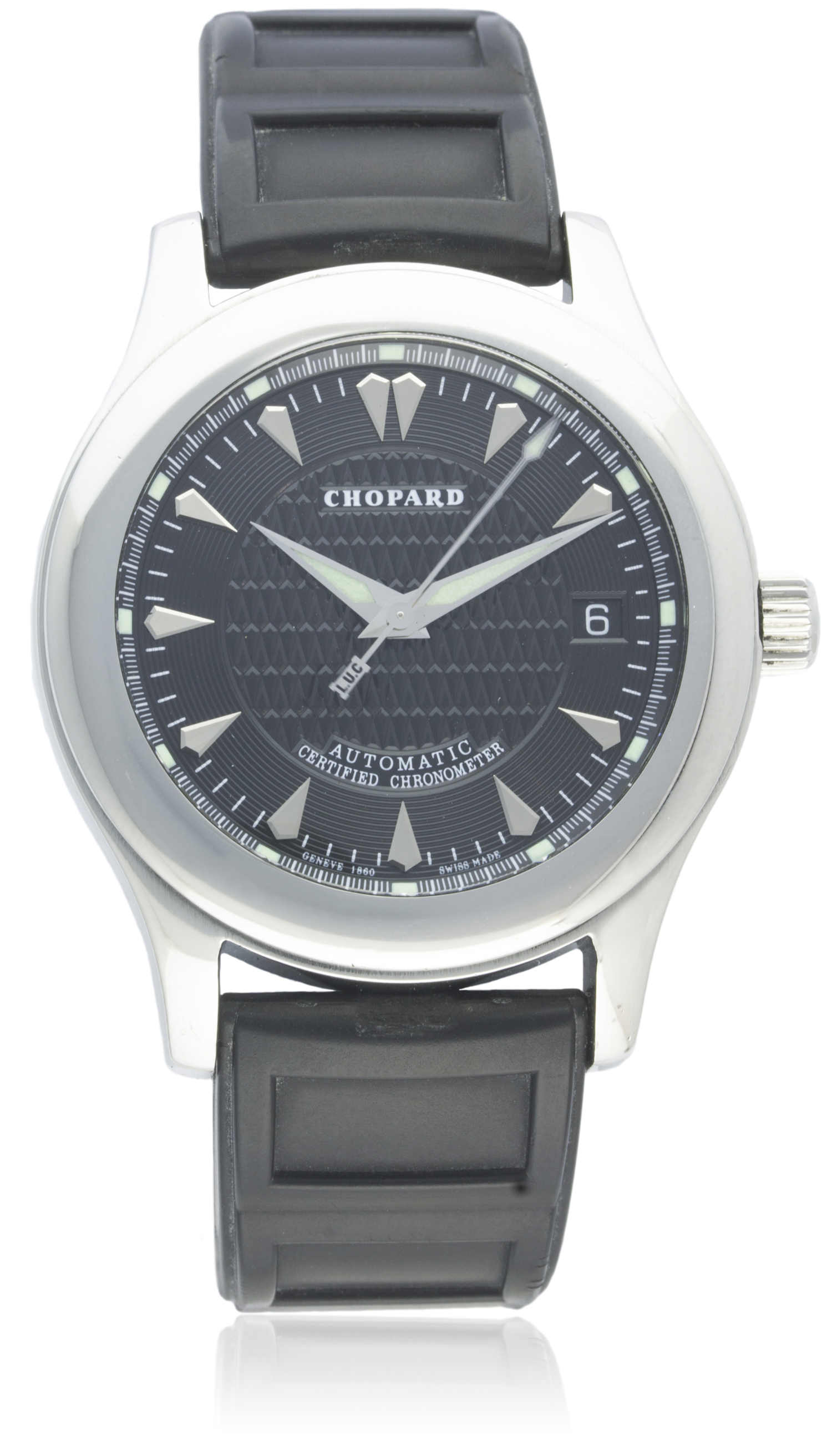 A GENTLEMAN'S STAINLESS STEEL CHOPARD SPORT 2000 AUTOMATIC CHRONOMETER WRIST WATCH CIRCA 2002,