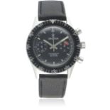 A GENTLEMAN’S STAINLESS STEEL CROTON CHRONOMASTER AVIATOR SEA DIVER CHRONOGRAPH WRIST WATCH CIRCA