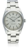 A GENTLEMAN'S STAINLESS STEEL ROLEX OYSTER PERPETUAL DATEJUST BRACELET WATCH CIRCA 1971, REF. 1600