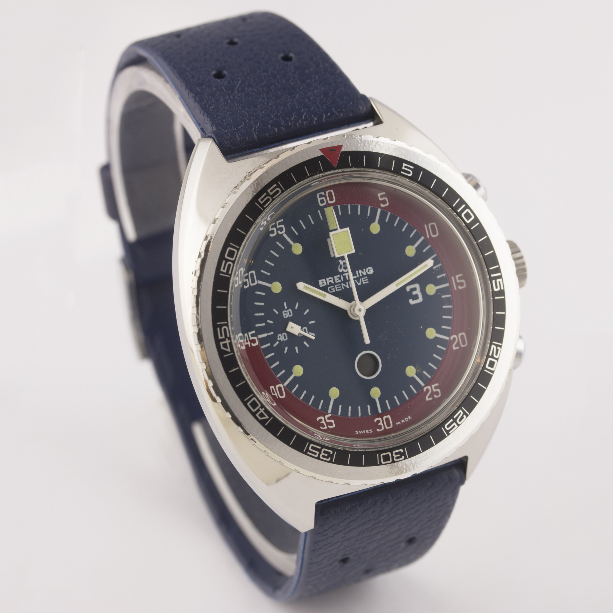 A RARE GENTLEMAN'S "NOS" STAINLESS STEEL BREITLING REFEREE "SOCCER TIMER" CHRONOGRAPH WRIST WATCH - Image 6 of 10