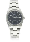 A GENTLEMAN'S STAINLESS STEEL ROLEX OYSTER PERPETUAL AIR KING PRECISION BRACELET WATCH CIRCA 1998,