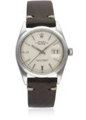 A GENTLEMAN'S STAINLESS STEEL ROLEX OYSTER PERPETUAL DATEJUST WRIST WATCH CIRCA 1968, REF. 1600 D: