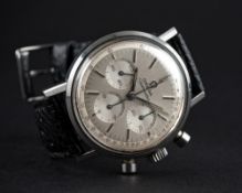 A RARE GENTLEMAN'S STAINLESS STEEL OMEGA SEAMASTER CHRONOGRAPH WRIST WATCH CIRCA 1965, REF. 105.