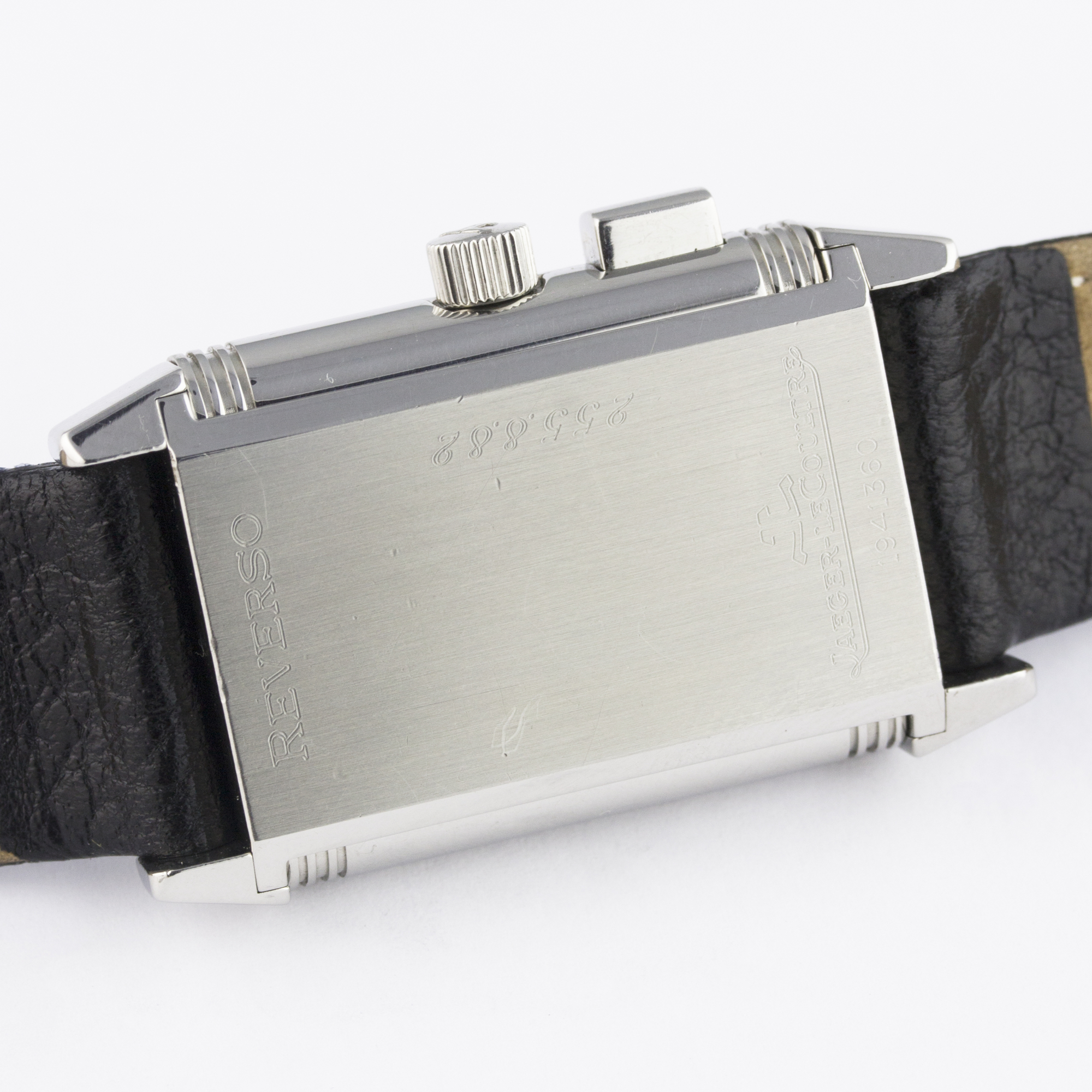 A GENTLEMAN'S STAINLESS STEEL JAEGER LECOULTRE REVERSO MEMORY WRIST WATCH DATED 2000, REF. 255.8. - Image 8 of 9