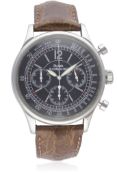 A GENTLEMAN'S STAINLESS STEEL DANIEL JEANRICHARD CHRONOGRAPH WRIST WATCH DATED 2004, REF. 25012 WITH