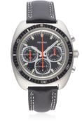 A GENTLEMAN'S STAINLESS STEEL ROVINA DIVERS CHRONOGRAPH WRIST WATCH CIRCA 1970s D: Black & white