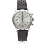 A GENTLEMAN'S STAINLESS STEEL BREITLING TOP TIME CHRONOGRAPH WRIST WATCH CIRCA 1960s, REF. 2002 D: