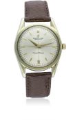 A GENTLEMAN'S GOLD CAPPED BREITLING TRANSOCEAN WRIST WATCH CIRCA 1960s Movement: 25J, automatic,