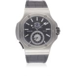 A GENTLEMAN'S STAINLESS STEEL BULGARI DANIEL ROTH ENDURER CHRONOSPRINT AUTOMATIC WRIST WATCH CIRCA