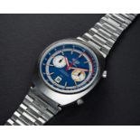 A RARE GENTLEMAN'S STAINLESS STEEL HEUER MONTREAL AUTOMATIC CHRONOGRAPH BRACELET WATCH CIRCA